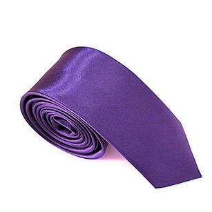 Plain Satin Skinny Tie-16 Color Options