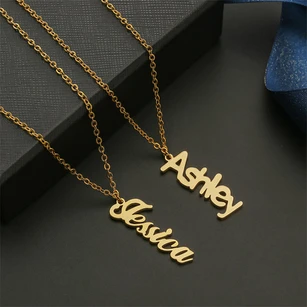 Personalised Name Titanium Steel Necklace