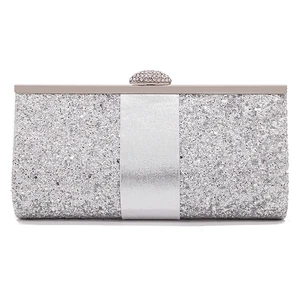 Sparkling Top Clasp Minaudiere