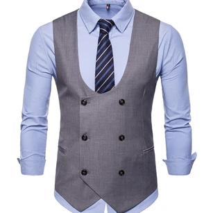 Plain Cotton Men's Vest-4 Color Options