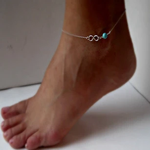 Simple Summer Digital Beaded Anklet 19Cm