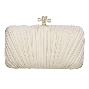 Satin Pleating Clutch