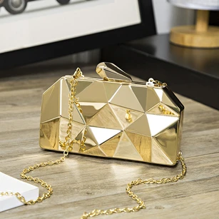 Charming Metal Clutch