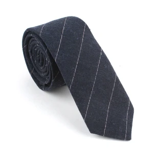 Plain Cotton Skinny Tie-8 Color Options