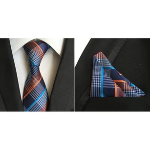 Satin Wide Tie and Pocket Square Combo-11 Color Options