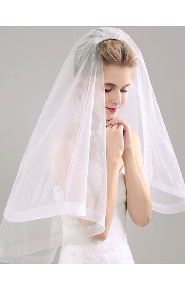 Fairy Shoulder Tulle Bridal Veil With Hair Comb