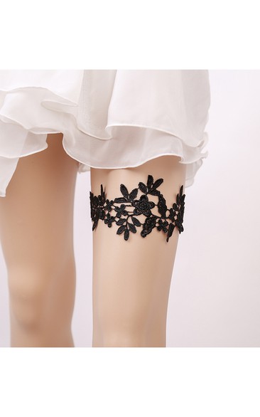 Black Lace Appliqu