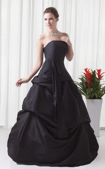 Enchanting Sleeveless Bowed Maxi Ball Gown Special Occasion Dresses