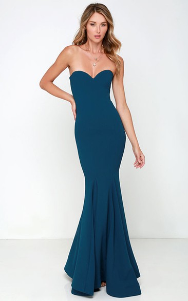 Sweetheart Chiffon Enchanting Gown With Zipper Back