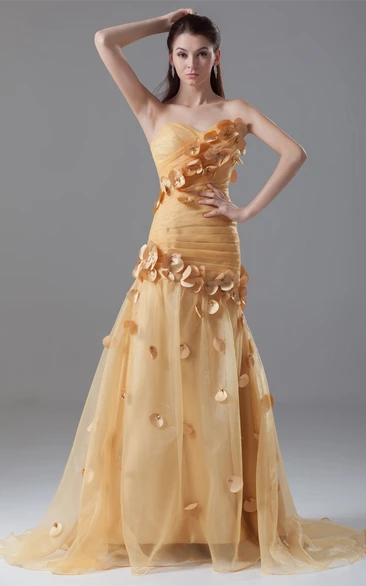 Brilliant Pleated Sleeveless a Line Organza Special Occasion Dresses