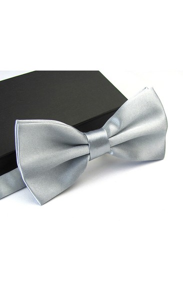 Plain Satin Wedding Bow Tie-11 Color Options