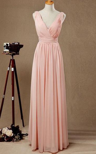 Floor-length Chiffon Dress