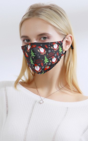 Non-medicial Christmas Cotton Washable Face Mask In 10 Colors