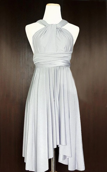 Convertible Short Pleated Dress