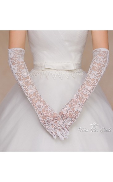 Thin Lace Long Gloves