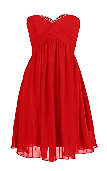 Basque Waist Bridal Dress With Key-hole Back